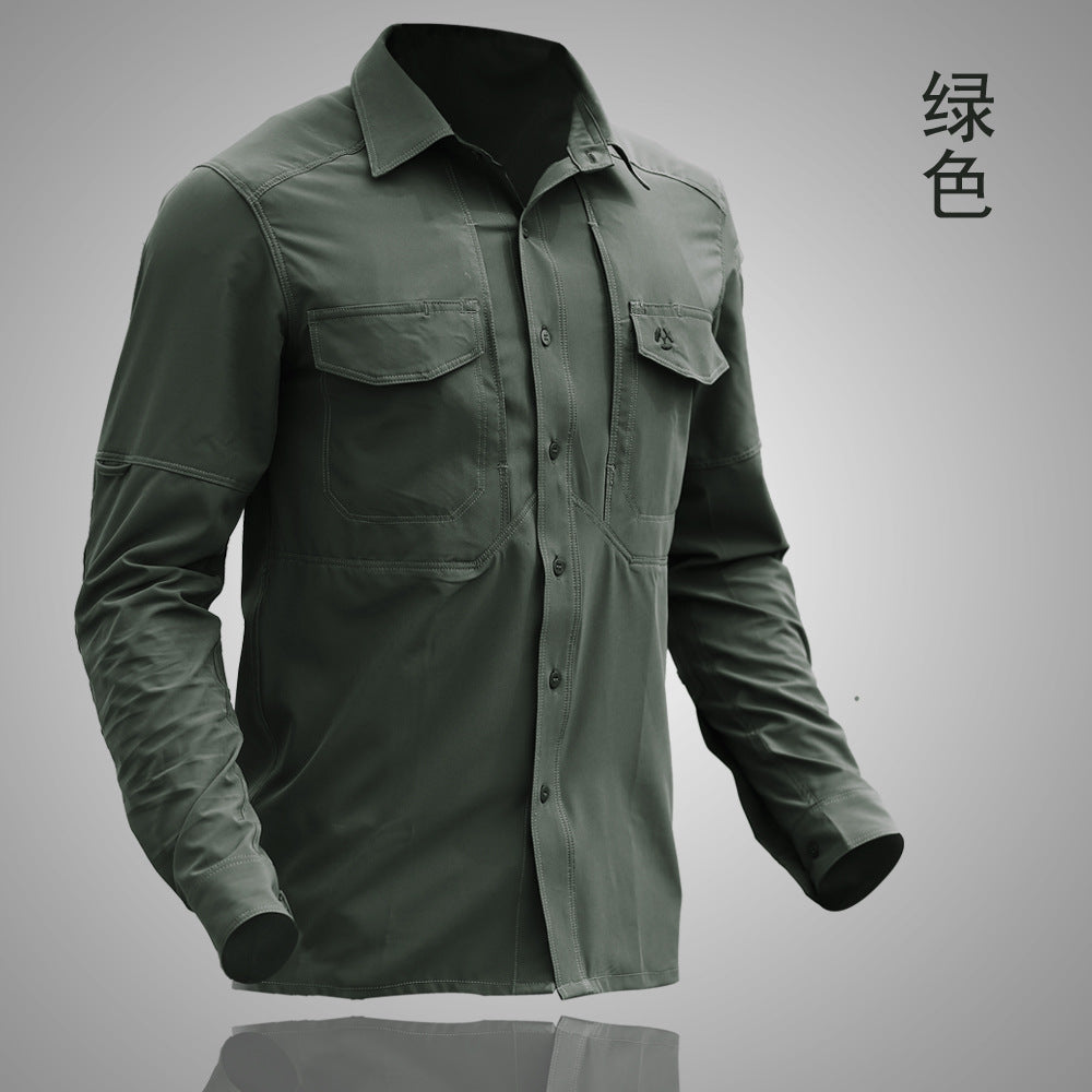 Men's Quick-Dry Tactical Long-Sleeve Shirt