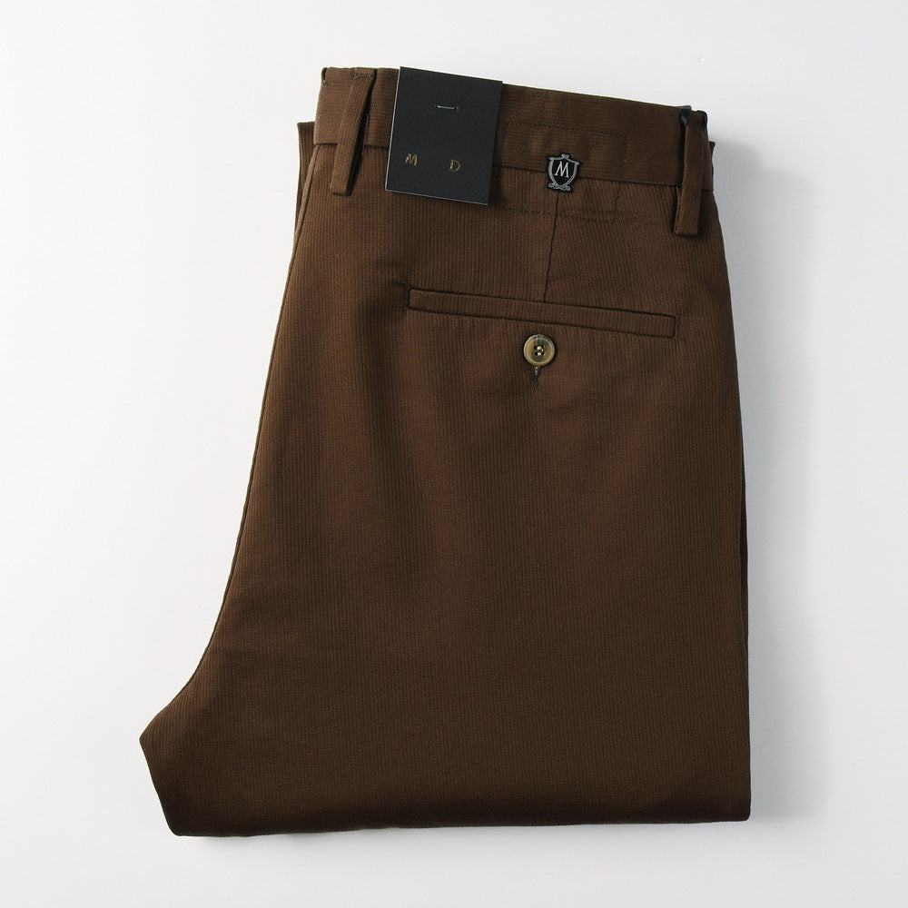 Prime Tailor Pure Cotton Slim Straight Business Slacks