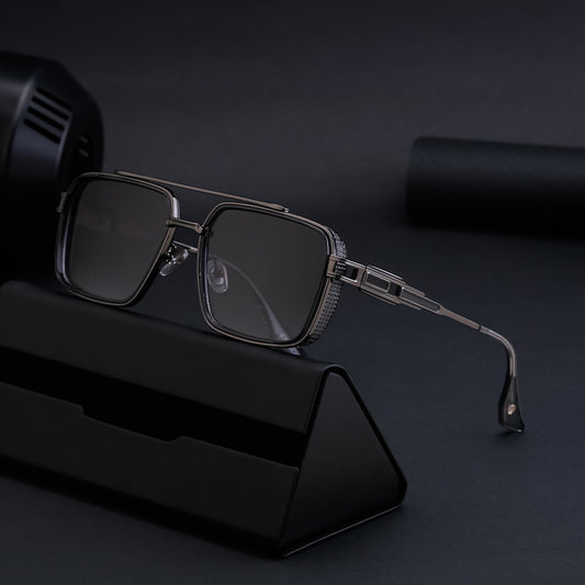 Pat Garth Retro Square Frame Sunglasses