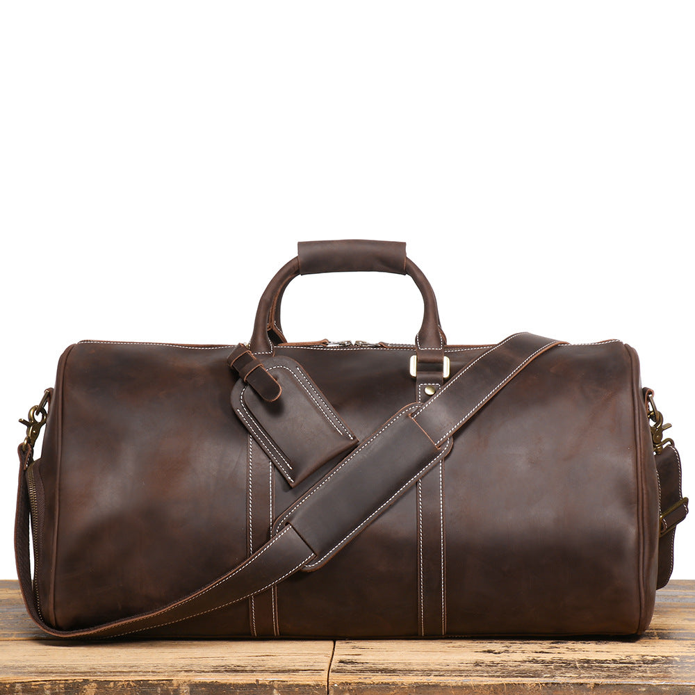 Heritage Craft First-Layer Cowhide Travel Bag