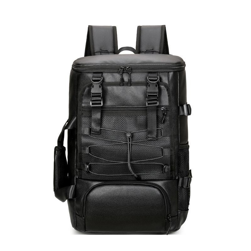 Leather Outdoor Adventure Backpack
