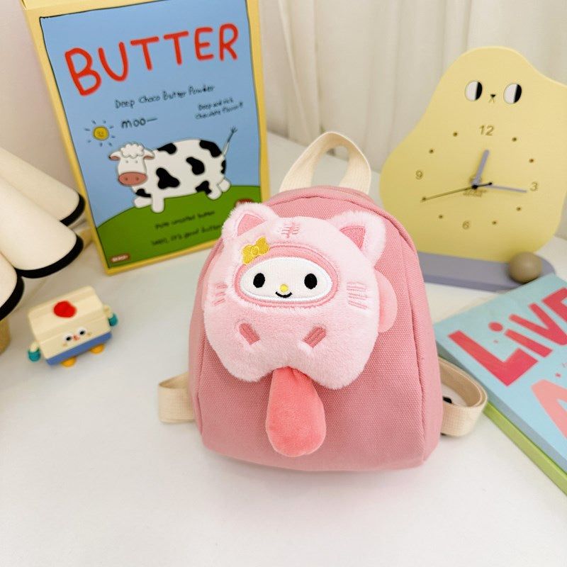Kids Canvas Cartoon Kindergarten School Bag