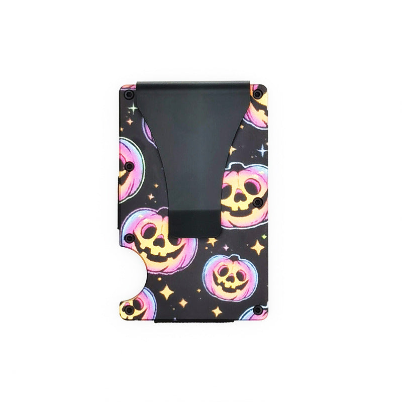 Carbon Fiber Metal Card Holder Wallet RFID Anti-Theft