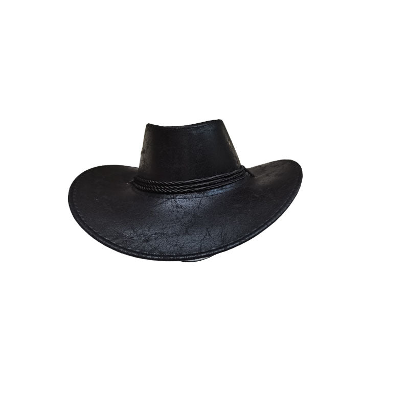 Western-style equestrian hat.