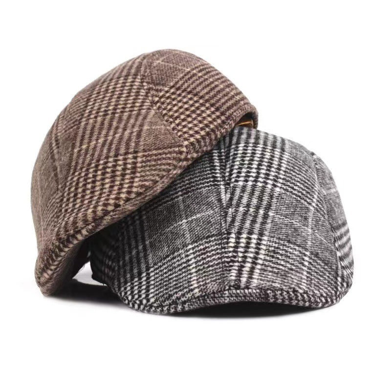 Retro Wool Peaked Beret Hat