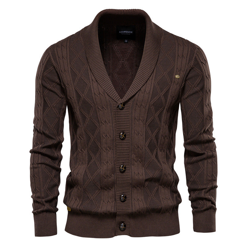 Heritage Flex V-Neck Knit Cardigan Jacket