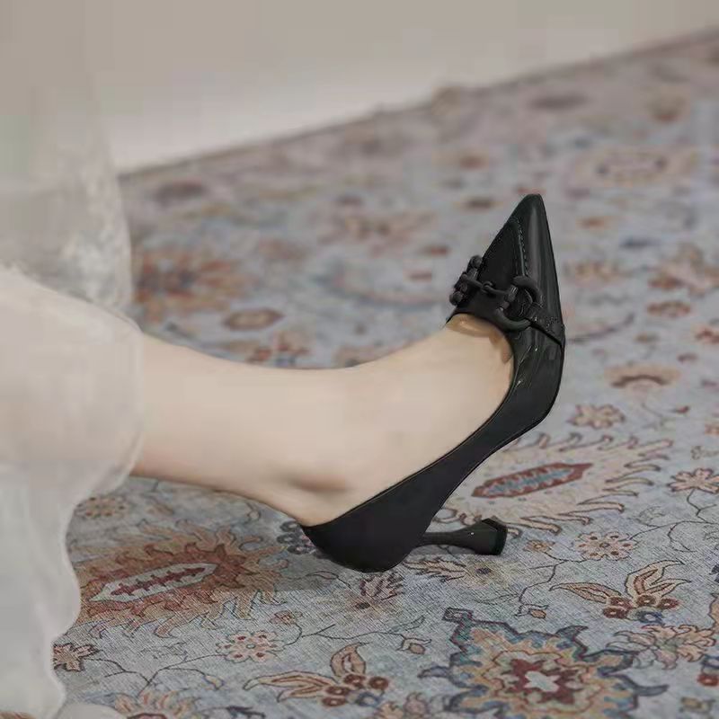 Paris Élite Patent Horse bit Stiletto Pumps
