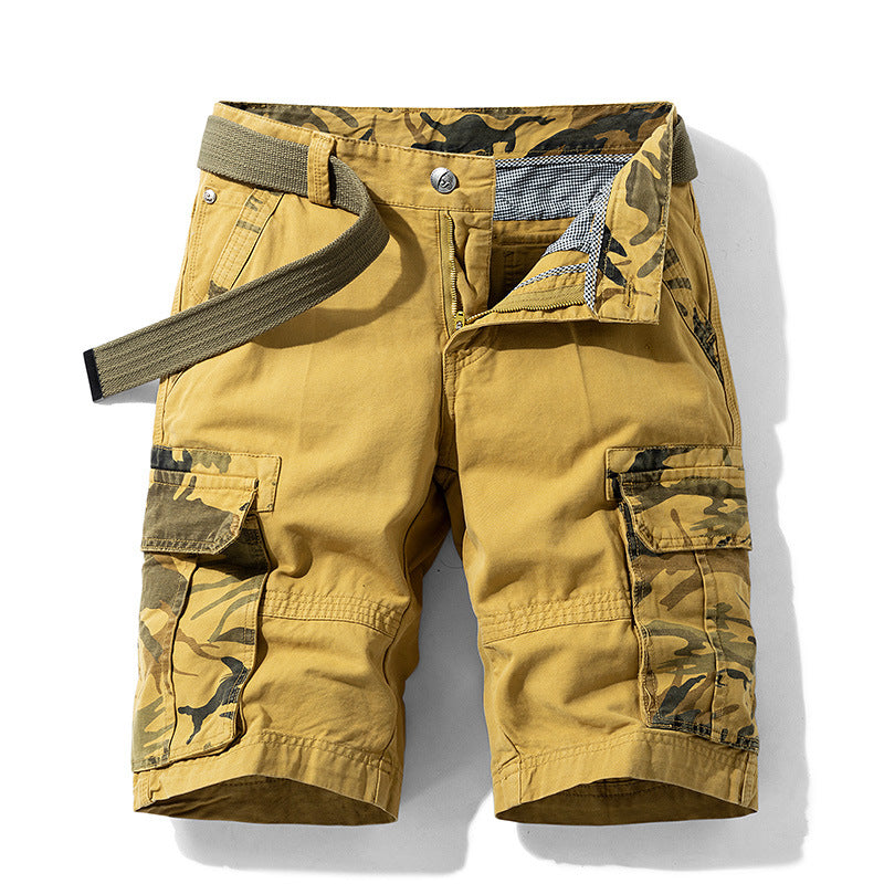 Men's camo cargo shorts