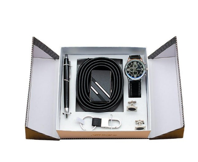 Executive Classic Men's Quartz Gift Bundle