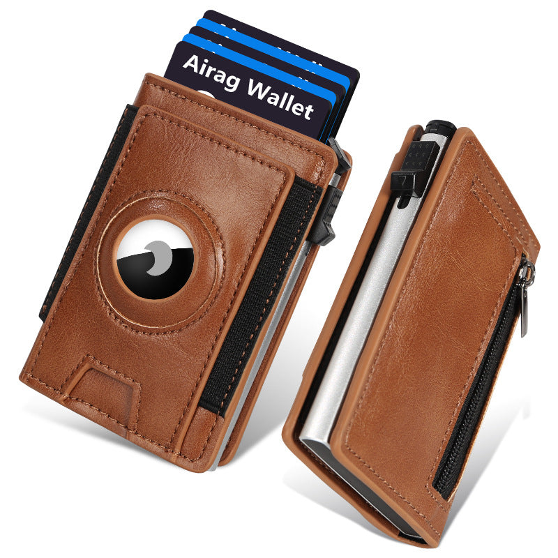 Automatic Ejection Metal Card Case Wallet