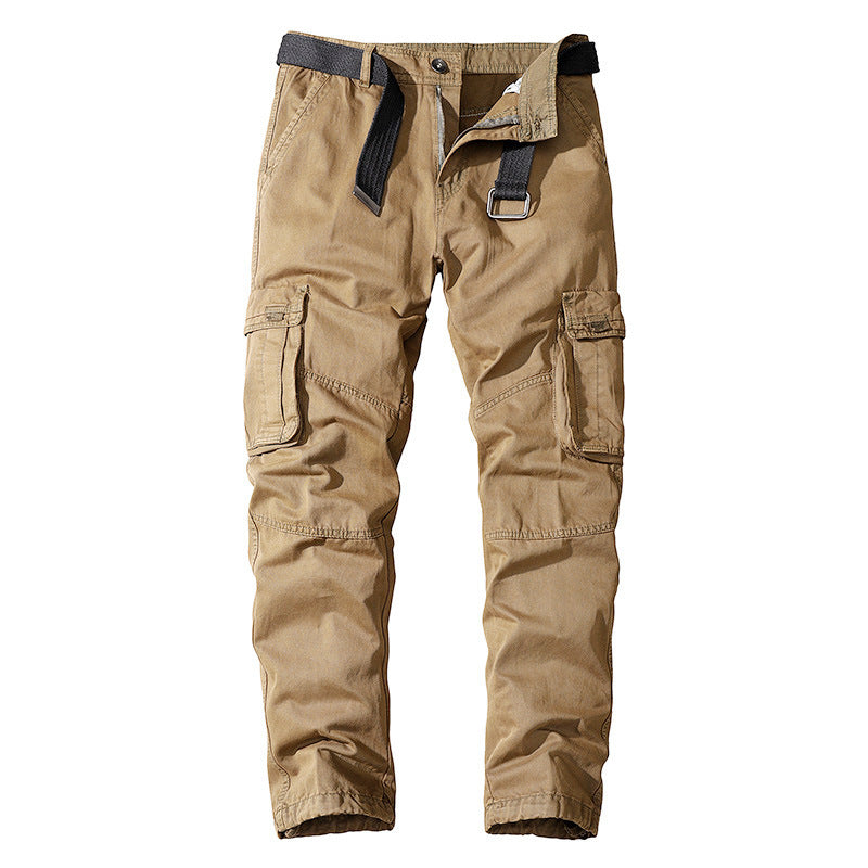 Mens Cargo Pants Spring/Autumn Multi-Pocket Outdoor Casual Trousers