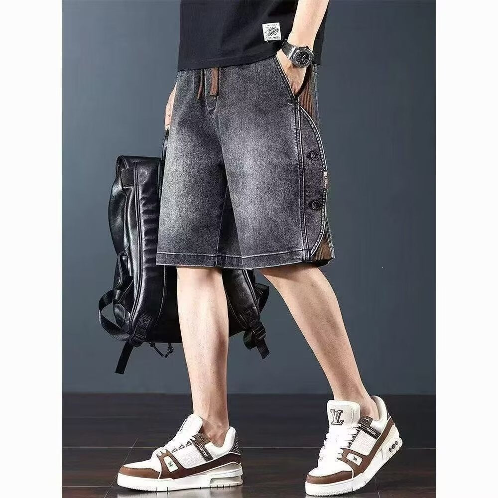 Relaxed Fit Denim Shorts