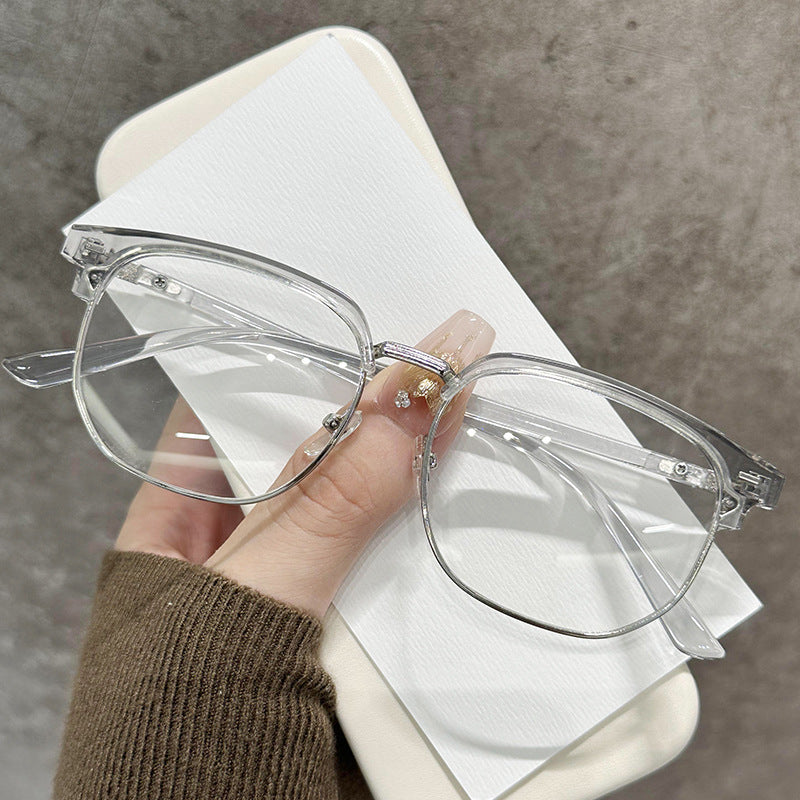 Flora Guard Anti-Blue Light Semi-Frame Glasses