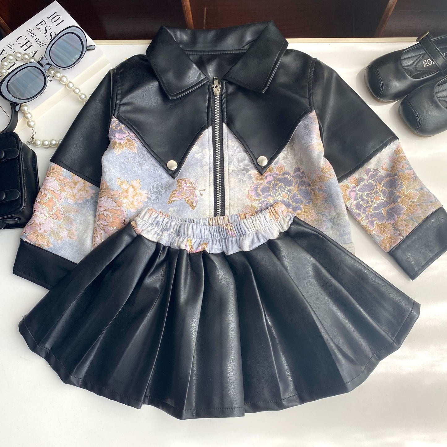 Mini Moto Chic Girls 2-Piece Set