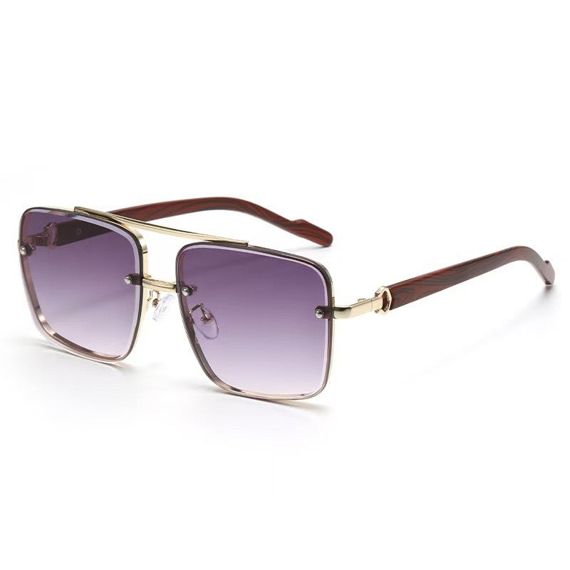 Metal Square Frame high-end Sunglasses