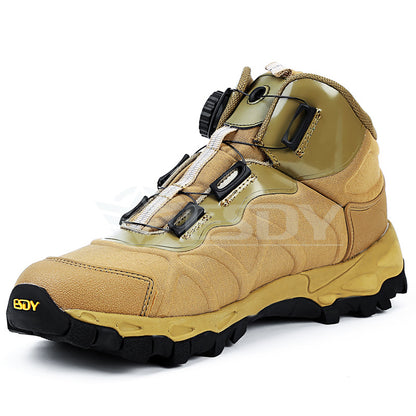 Men's Quick-Lock Mid-Top Outdoor Hiking Shoes
