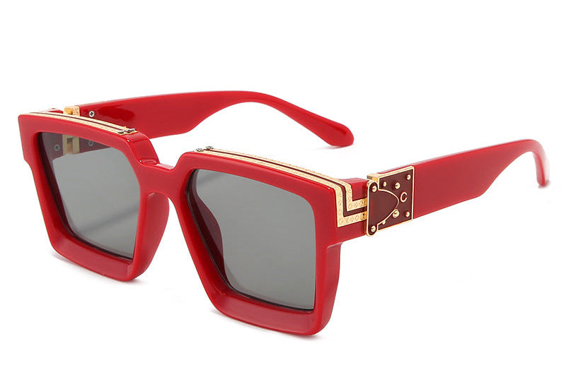 Cross-border new European and American square sunglasses