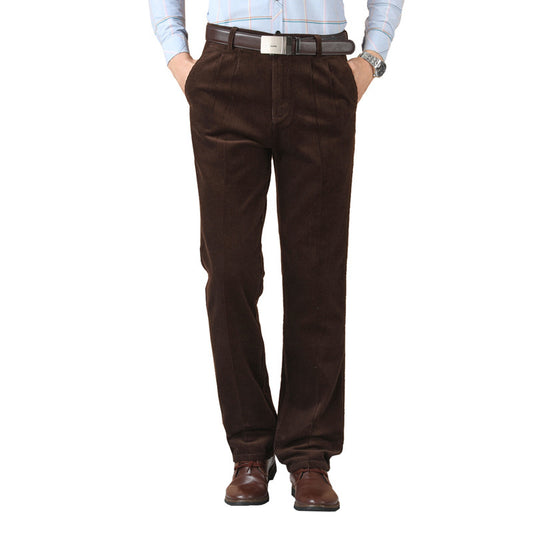 Corduroy Heritage Comfort Pants High-Waist Loose