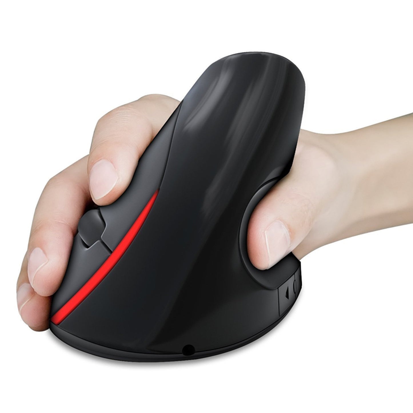A889 Wireless Rechargeable Mouse Power Saving 2.4G 2400dpi Wireless Charging Vertical Healthy Mouse Spot
