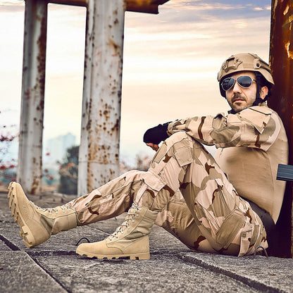 High-Top Outdoor Combat & Tactical Desert Boots