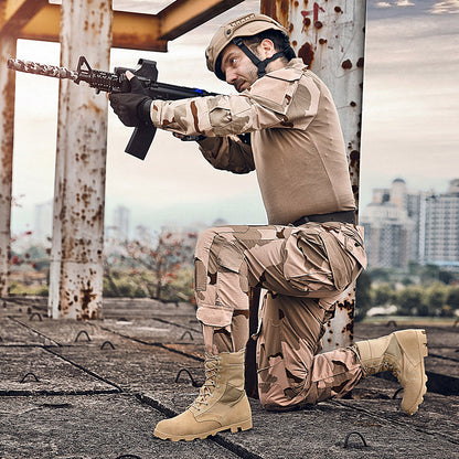 High-Top Outdoor Combat & Tactical Desert Boots