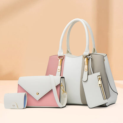 Elegance Mix 4-Piece Contrast Women’s Bag Set