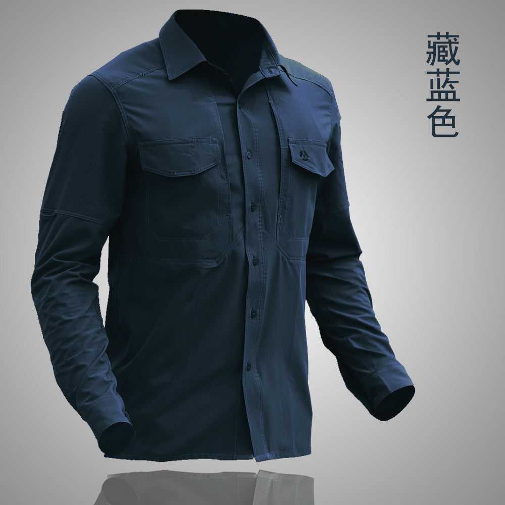 Men's Quick-Dry Tactical Long-Sleeve Shirt
