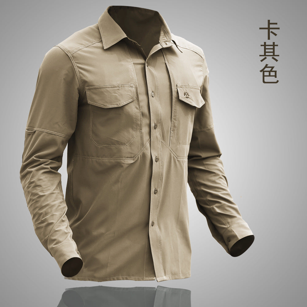 Men's Quick-Dry Tactical Long-Sleeve Shirt