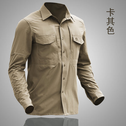 Men's Quick-Dry Tactical Long-Sleeve Shirt