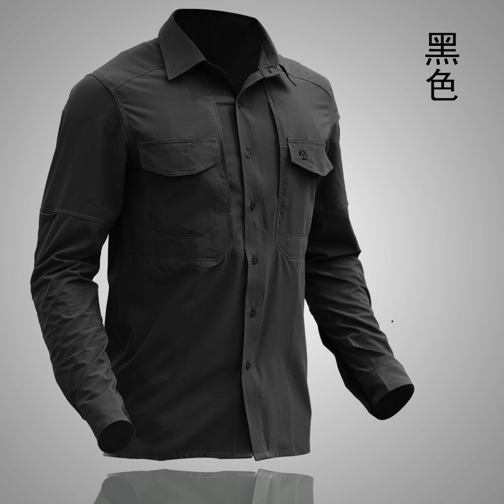 Men's Quick-Dry Tactical Long-Sleeve Shirt