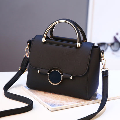 Korean-Style Lock Buckle Women’s Handbag