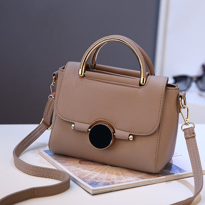 Korean-Style Lock Buckle Women’s Handbag