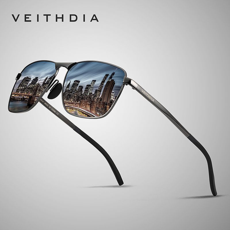 Laser-Engraved Polarized Mens Sunglasses  UV Protection
