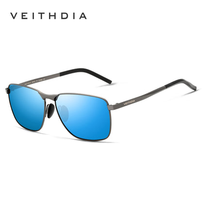 Laser-Engraved Polarized Mens Sunglasses  UV Protection