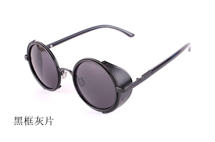 New vintage metal round sunshade sunglasses
