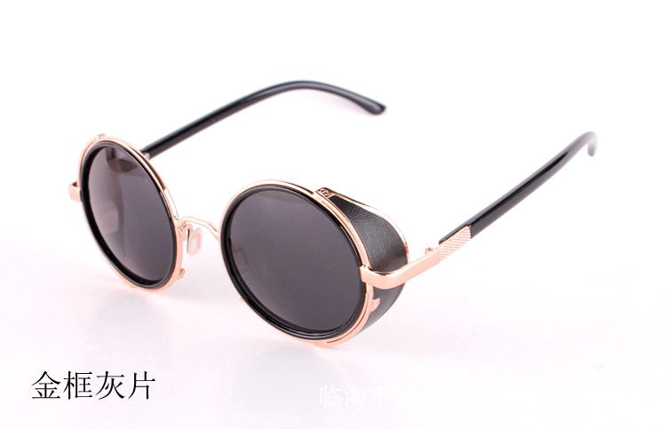New vintage metal round sunshade sunglasses