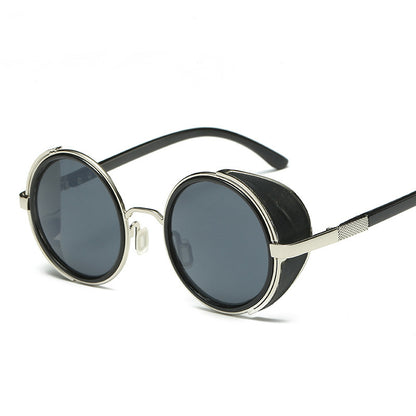 New vintage metal round sunshade sunglasses