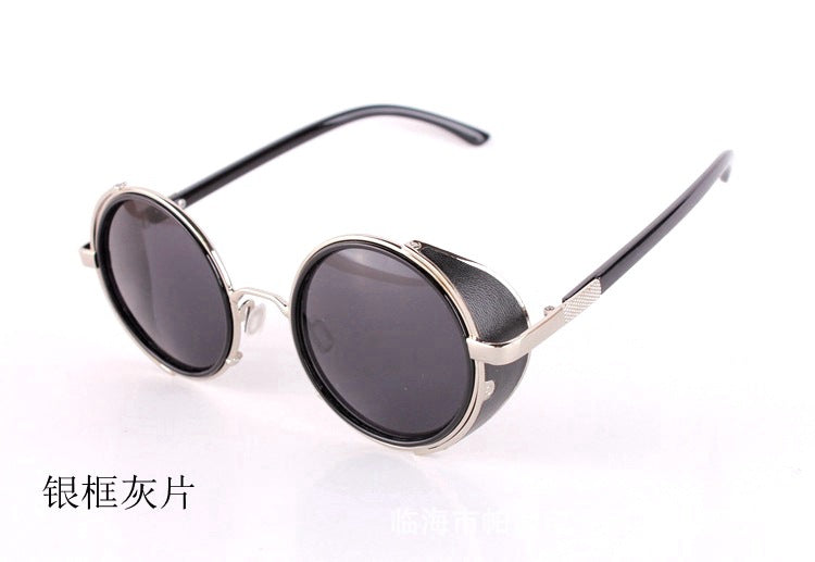 New vintage metal round sunshade sunglasses