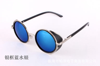 New vintage metal round sunshade sunglasses