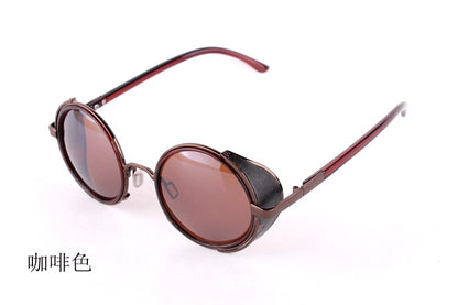 New vintage metal round sunshade sunglasses
