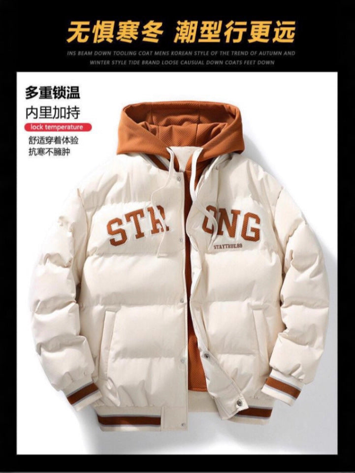 Men's hooded tracksuit for autumn and winter