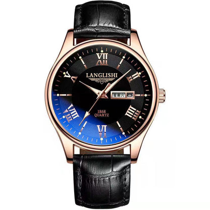 Boda Carrier Men's Waterproof Luminous Calendar Watch