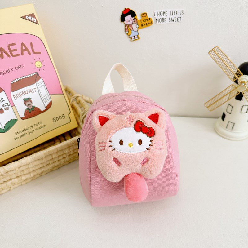 Kids Canvas Cartoon Kindergarten School Bag