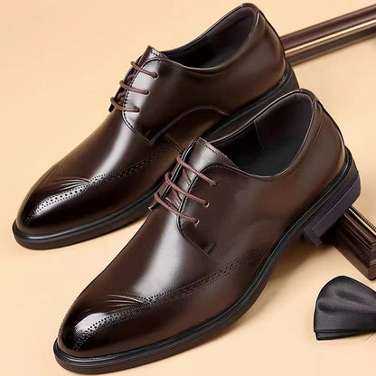 Regal Croc Elite Cowhide British Brogue Dress Shoes