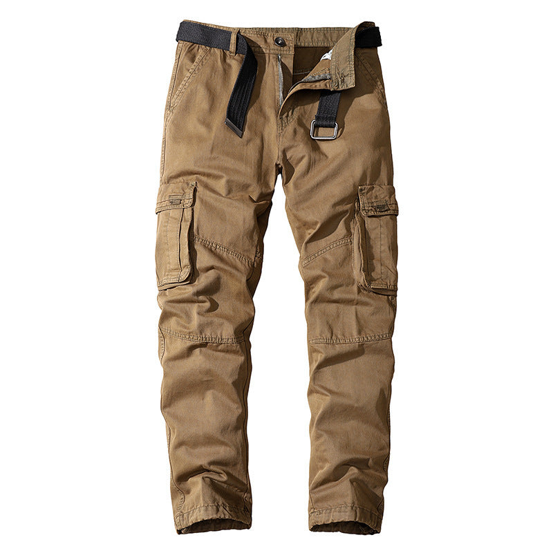 Mens Cargo Pants Spring/Autumn Multi-Pocket Outdoor Casual Trousers