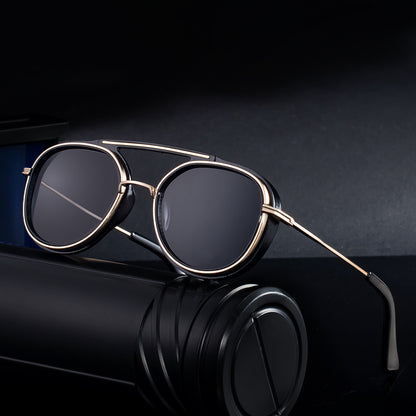 KAJILA Men Retro Punk Style Outdoor Sunglasses