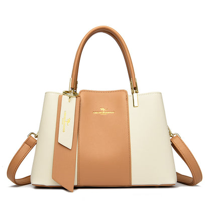 Womens Large-Capacity Fashion Shoulder & Crossbody Handbag