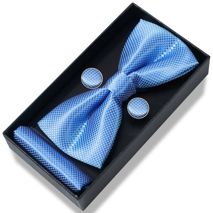 Striped Bow Tie Gift Set