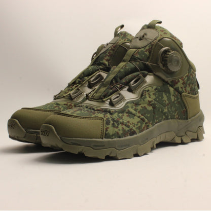 Men's Quick-Lock Mid-Top Outdoor Hiking Shoes