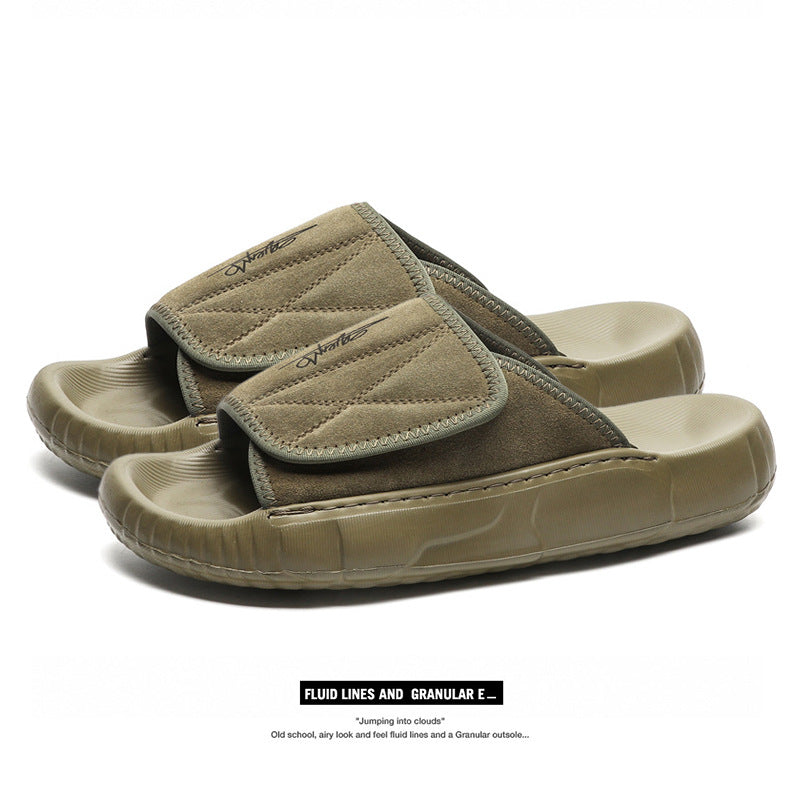Aqua Flex Pro Outdoor Anti-Suede Velcro Beach Sandals